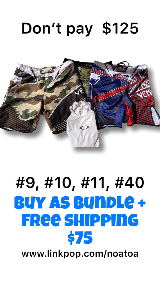 MMA Short + Rash guard bundle